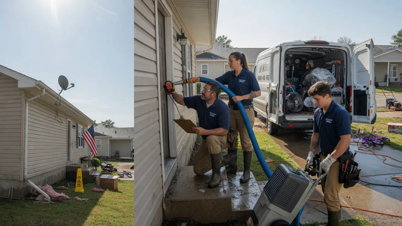Ceiling Water Damage Restoration in Tigerton, WI near me